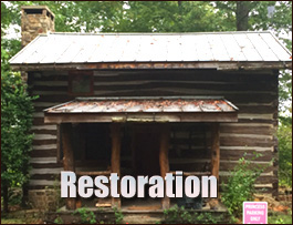 Historic Log Cabin Restoration  Leon, Virginia